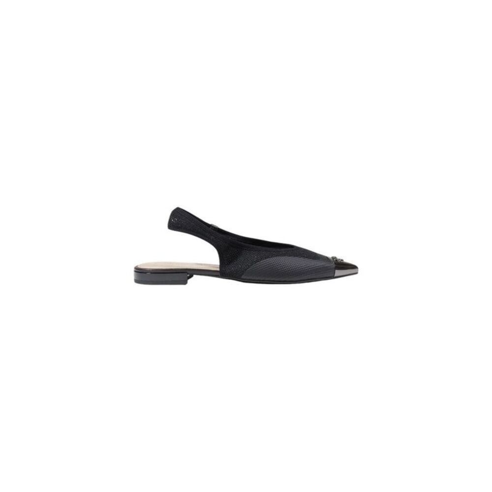 PINKO Slingback Flats Pointed Toe Women Black Sandals